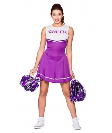 Purple Cheerleader ADULT HIRE